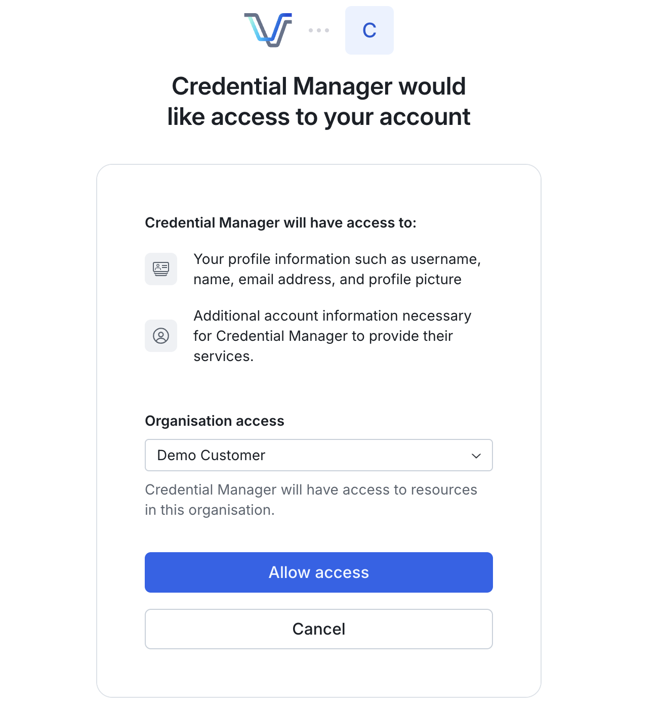 ENLYZE login page with organization selection