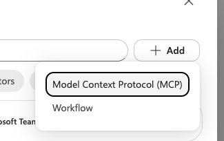 Selecting Model Context Protocol (MCP)