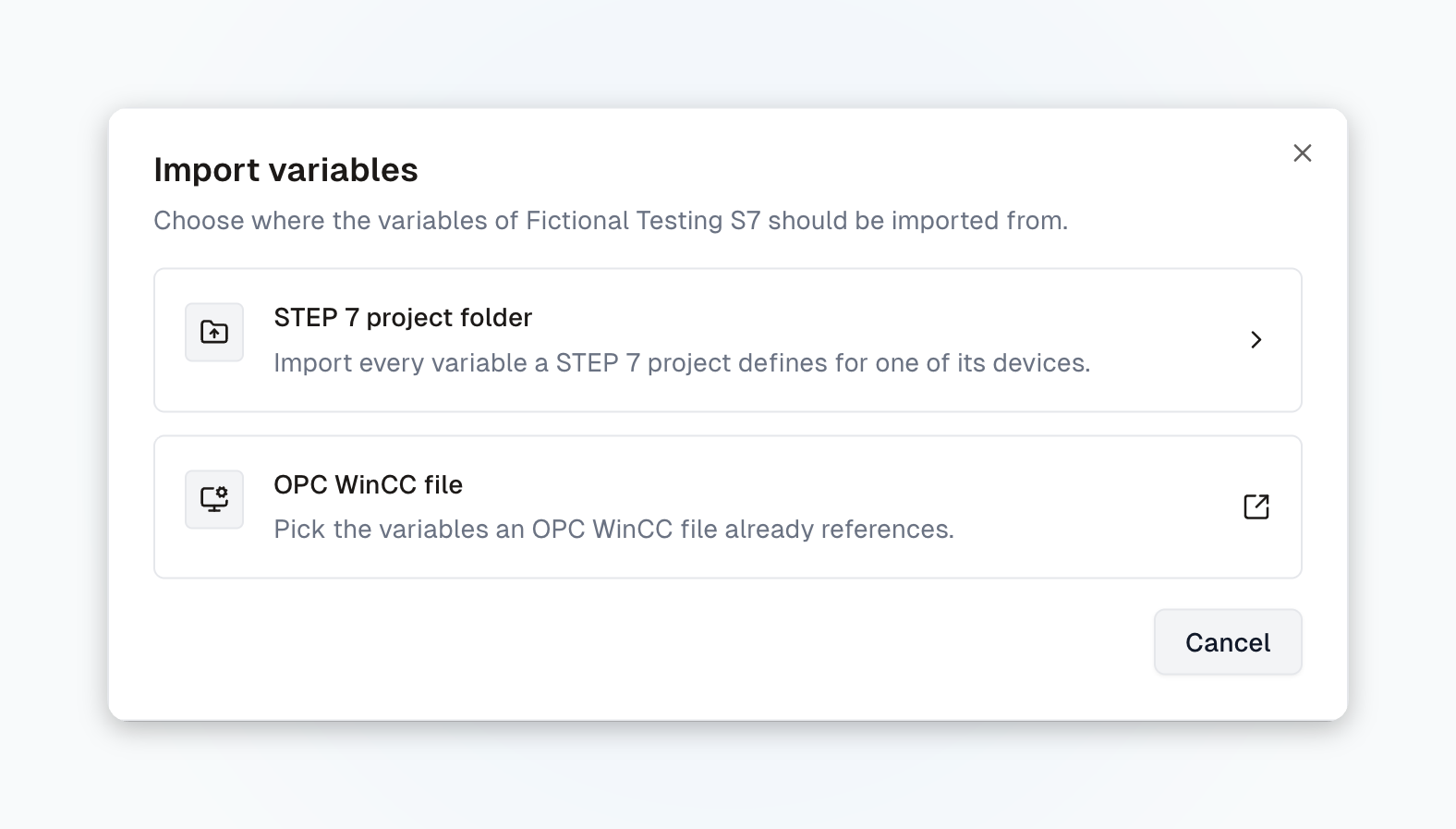 Set up S7 Classic data sources (S7-400/S7-300) directly in the ENLYZE Platform